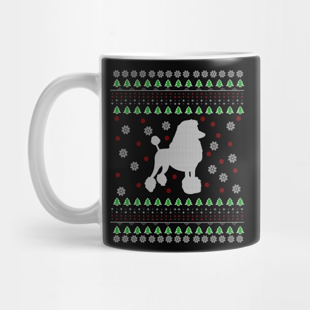 Poodle Ugly Christmas Sweater Gift by uglygiftideas